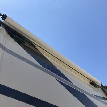 A1 RV Repairs & Services - Curb-side slideout topper - RV Repair Near Me - Lemon Grove, California