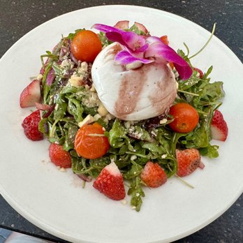 The Atlantic at the Tryst - Burrata salad - Latin American Near Me - San Juan, Puerto Rico The Atlantic at the Tryst - Burrata salad - Latin American Near Me - San Juan, Puerto Rico