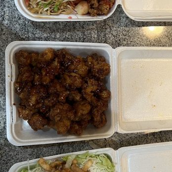 Flower City Restaurant - Combo plate - Pork Chow Mein, Pork Fried Rice, Sweet and Sour Pork; Orange Chicken; Chinese Chicken Salad - Chinese Near Me - Fresno, California Flower City Restaurant - Combo plate - Pork Chow Mein, Pork Fried Rice, Sweet and Sour Pork; Orange Chicken; Chinese Chicken Salad - Chinese Near Me - Fresno, California