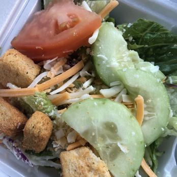 Victory Diner - Fresh ingredients in my side salad. - Burgers Near Me - Orange, California