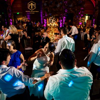 Remix Weddings- Mobile DJs - Grove Park inn wedding with a custom monogram and up lighting - DJs Near Me - Arden, North Carolina Remix Weddings- Mobile DJs - Grove Park inn wedding with a custom monogram and up lighting - DJs Near Me - Arden, North Carolina