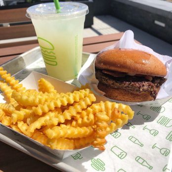 Shake Shack Waverly Place - Crinkle cut fries. SmokeStack single with no cheese on a gluten-free bun. Small lemonade. - Fast Food Near Me - Cary, North Carolina Shake Shack Waverly Place - Crinkle cut fries. SmokeStack single with no cheese on a gluten-free bun. Small lemonade. - Fast Food Near Me - Cary, North Carolina