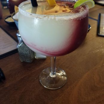 Jose Tequilas - Frozen margarita with some sangria mix - Mexican Near Me - Norfolk, Virginia