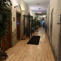 Walking into the dining area
