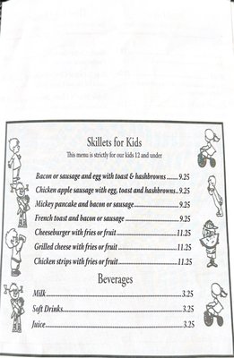 Menu photo 1 Skillets Cafe Windsor, CA Menu photo 1 Skillets Cafe Windsor, CA