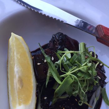 Bacari GDL - My favorite! Short-Rib over a bed of zucchini swirls - Mediterranean Near Me - Glendale, California