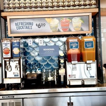California Fish Grill - The fresh juices. I had the salted mango. Yum. - Seafood Near Me - Rockville, Maryland California Fish Grill - The fresh juices. I had the salted mango. Yum. - Seafood Near Me - Rockville, Maryland