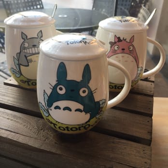 Roasting Water - Totoro mug jars - Bubble Tea Near Me - Long Beach, California