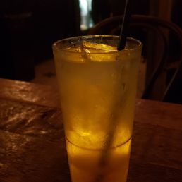 Non-alcoholic liquid fire... Poured by Mitch, who may be the patron saint of jalapeño honey!