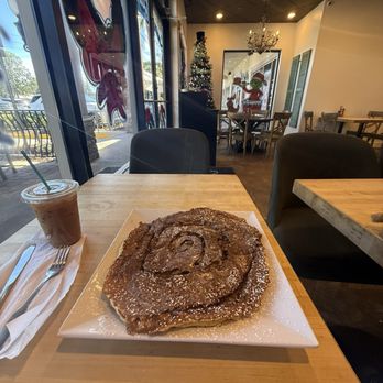 Cinnamon Tree Cafe - Cinnamon bun pancake - Creperies Near Me - Port Orange, Florida