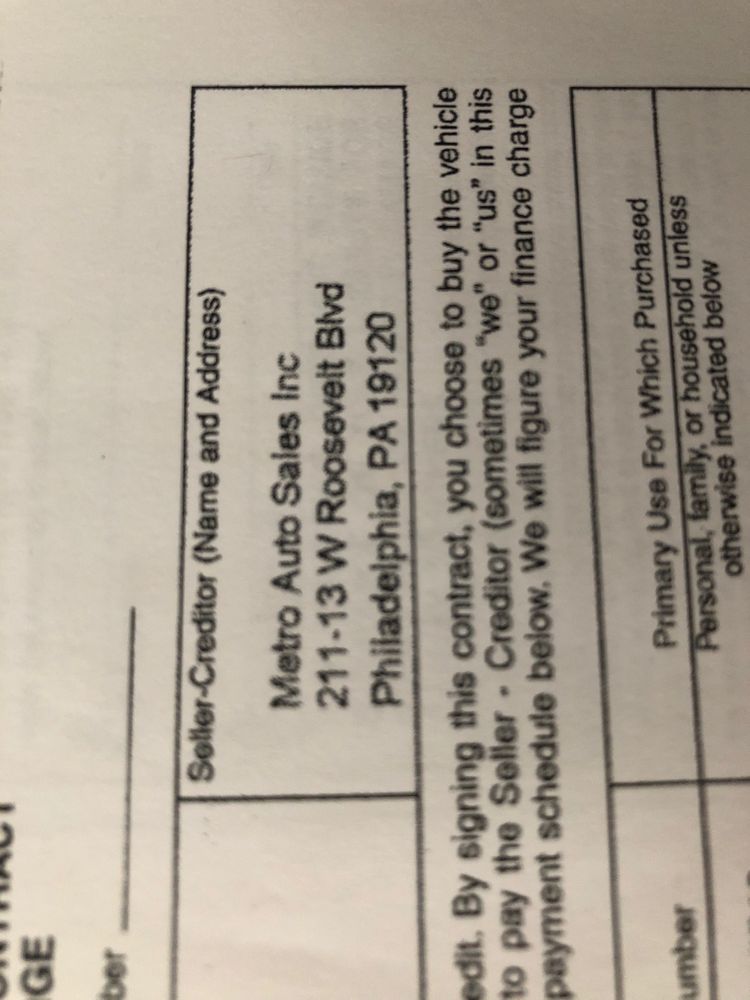 METRO AUTO SALES Updated August 2024 21113 W Roosevelt Blvd