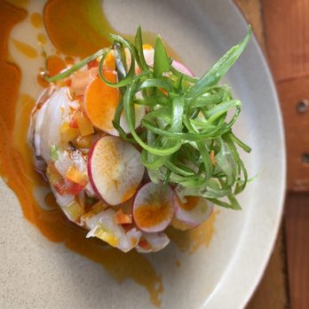 Restaurant Gish - White shrimp ceviche - New American Near Me - Santa Clara, California Restaurant Gish - White shrimp ceviche - New American Near Me - Santa Clara, California