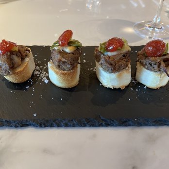 Bulla Gastrobar - Their version of a brisket slider - Spanish Near Me - Plano, Texas