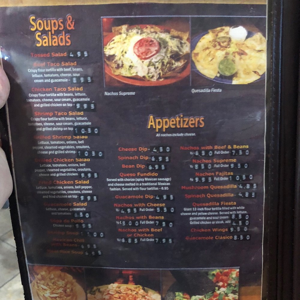 El Kiosco - a menu for a mexican restaurant - Mexican Near Me - Thomson, Georgia