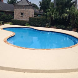 Tropical Pool Service & Renovations - Light blue plaster