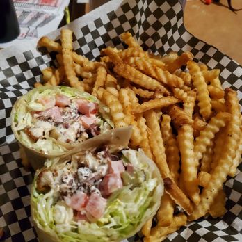 Tree Guys Pizza Pub - Chicken wrap with fries - Bars Near Me - Itasca, Illinois Tree Guys Pizza Pub - Chicken wrap with fries - Bars Near Me - Itasca, Illinois