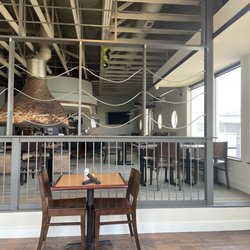 Dining inside