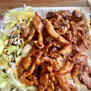 Ono Hawaiian BBQ - Island Fire Aloha plate $10.99 - Hawaiian Near Me - Indio, California Ono Hawaiian BBQ - Island Fire Aloha plate $10.99 - Hawaiian Near Me - Indio, California