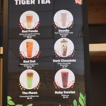 Tiger Tea House - 2023 June 21 menu note that most of these prices say $6.25 - Bubble Tea Near Me - Paso Robles, California Tiger Tea House - 2023 June 21 menu note that most of these prices say $6.25 - Bubble Tea Near Me - Paso Robles, California