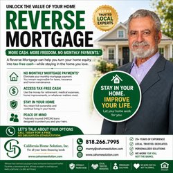 California Home Solution - Homeowners 62+: access your home's equity with no monthly mortgage payment. Free info from a local broker. NMLS #260091. EHO.