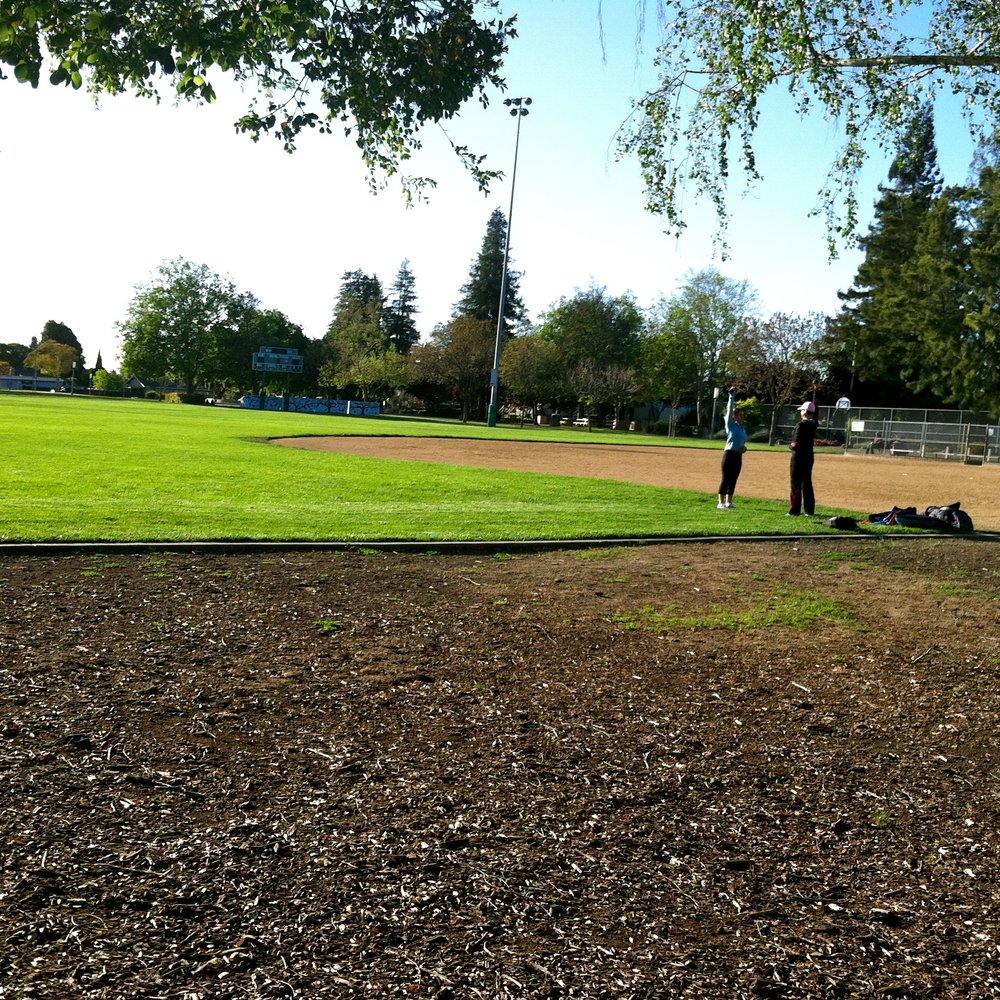 Fair Oaks Park - Baseball diamond sideview 2. - Parks Near Me - Sunnyvale, California
