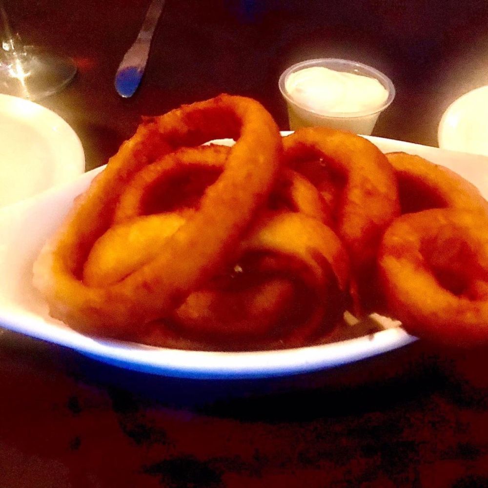 Nolans Irish Pub - Our appetizer of Onion Rings and dip - Pubs Near Me - Cocoa Beach, Florida Nolans Irish Pub - Our appetizer of Onion Rings and dip - Pubs Near Me - Cocoa Beach, Florida