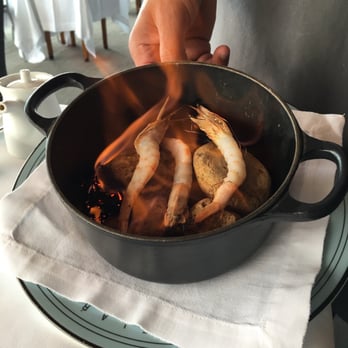 Akelare - Shrimp on fire - Signature Cuisine Near Me - Donostia-San Sebastian, SS