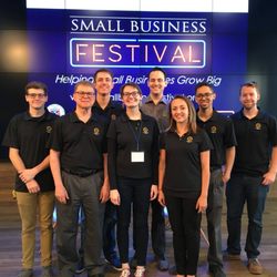 Golden Arm Media - The crew at Small Biz Fest. We livestreamed, shot backstage interviews, and more!