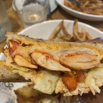 Matt's Fish Camp Bethany - Lobster Reuben and hand cut fries - Seafood Near Me - Bethany Beach, Delaware