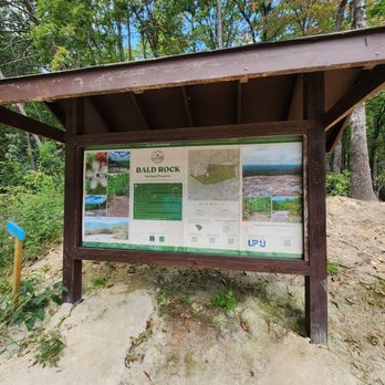 Bald Rock Heritage Preserve - Informative sign - Hiking Near Me - Cleveland, South Carolina
