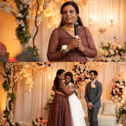 Saratoga Country Club - Indian wedding reception photographer
