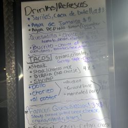 Lino’s Refresqueria - Menu (8/24/24)