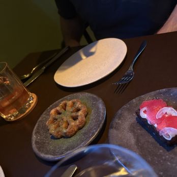 Atoma - Snacks, rosette cookie, radish cake - New American Near Me - Seattle, Washington Atoma - Snacks, rosette cookie, radish cake - New American Near Me - Seattle, Washington