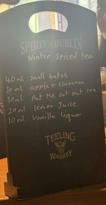 Menu photo 5 Teeling Whiskey Distillery Dublin, D