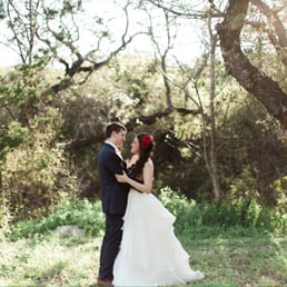 In the gardens after the ceremony