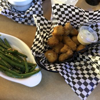 The Shrimp Boat - Grouper bites and side of green beans - Seafood Near Me - Ocean City, Maryland