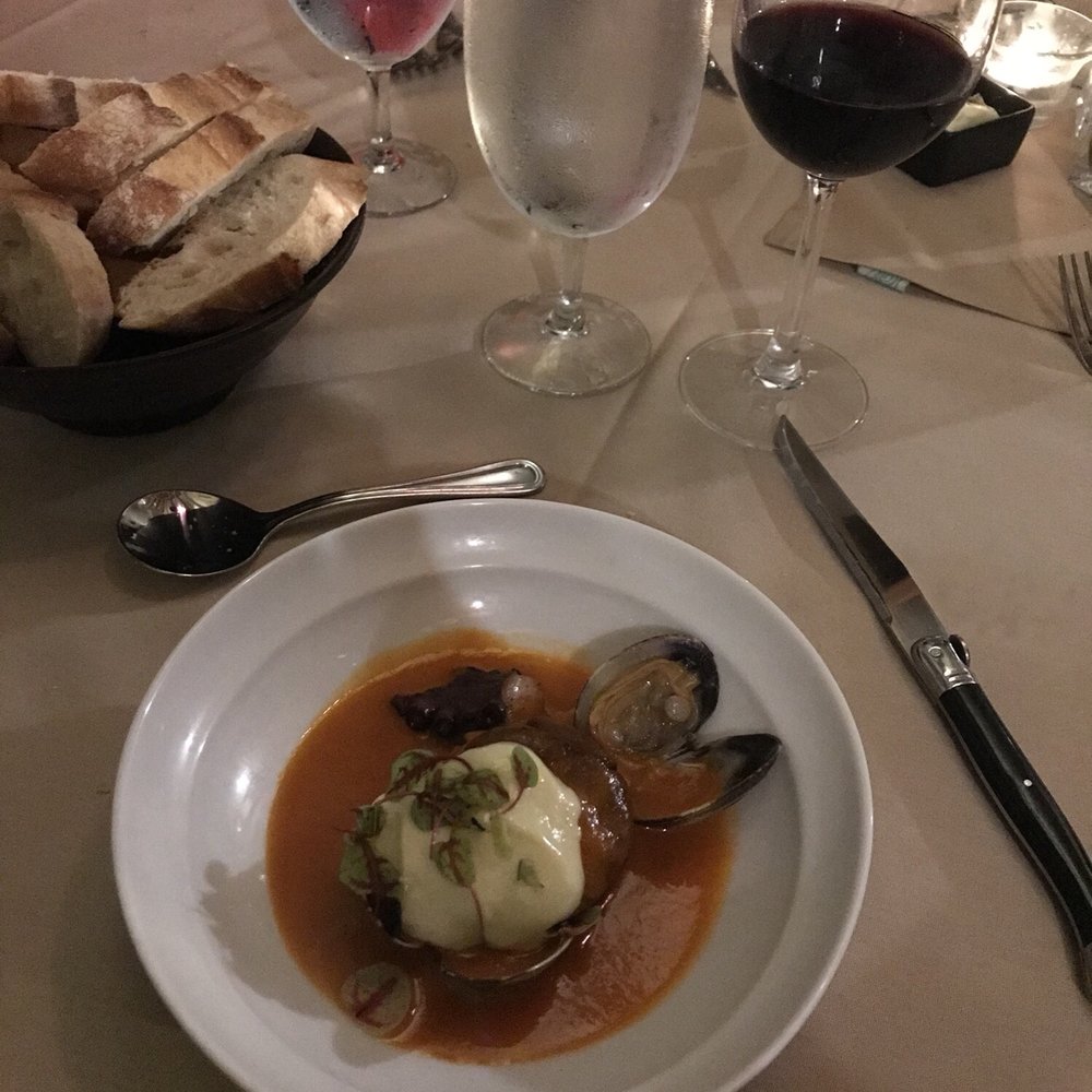 The Yurt At Solitude - Second course had 1 scallop and a couple mussels - American Near Me - Solitude, Utah The Yurt At Solitude - Second course had 1 scallop and a couple mussels - American Near Me - Solitude, Utah