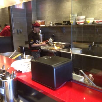 KINTON RAMEN KOREATOWN - The view from where we sat - Ramen Near Me - Toronto, Ontario KINTON RAMEN KOREATOWN - The view from where we sat - Ramen Near Me - Toronto, Ontario