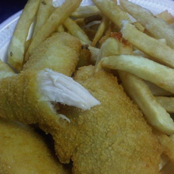 Malt N Salt Fish & Chips - My junky chicken fingers! Still pretty good. - Seafood Near Me - Scarborough, Ontario Malt N Salt Fish & Chips - My junky chicken fingers! Still pretty good. - Seafood Near Me - Scarborough, Ontario