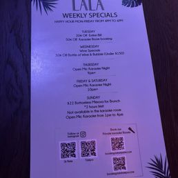 Lala weekly specials Lala weekly specials