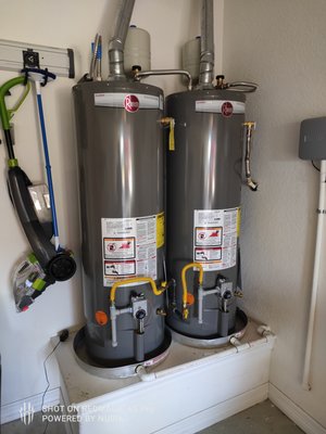 Water heater Installation & Repair - Installing a water heater involves several steps to ensure it operates safely and efficiently. It's important to note that this process can vary depending on the type of water heater you have (e.g., tankless, traditional tank-style) and whether you are replacing an existing unit or installing a new one.
Repairing a water heater can be a complex and potentially dangerous task, as it involves both electricity and water.
Common Water Heater Issues:
No Hot Water
Not Enough Hot Water
Leaking Water Heater
Strange Noises
Rusty Water
Low Water Pressure
Water Temperature Fluctuations
Gas Smell (For Gas Water Heaters)
Remember that if you're uncertain about any aspect of repairing your water heater, it's always best to give us a call to avoid accidents and ensure your safety. Water heater Installation & Repair - Installing a water heater involves several steps to ensure it operates safely and efficiently. It's important to note that this process can vary depending on the type of water heater you have (e.g., tankless, traditional tank-style) and whether you are replacing an existing unit or installing a new one.
Repairing a water heater can be a complex and potentially dangerous task, as it involves both electricity and water.
Common Water Heater Issues:
No Hot Water
Not Enough Hot Water
Leaking Water Heater
Strange Noises
Rusty Water
Low Water Pressure
Water Temperature Fluctuations
Gas Smell (For Gas Water Heaters)
Remember that if you're uncertain about any aspect of repairing your water heater, it's always best to give us a call to avoid accidents and ensure your safety.