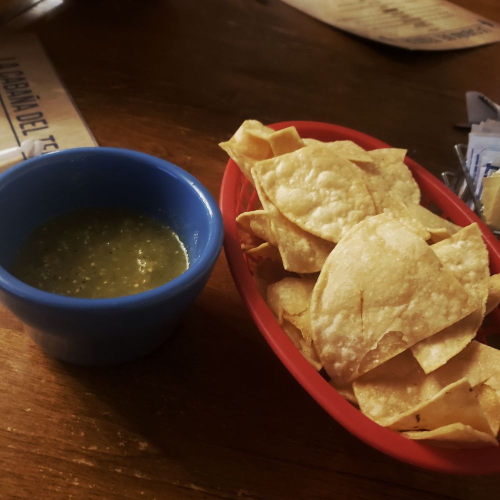 La Cabaña Del Tequila - Free chips and green salsa - Mexican Near Me - Alpine, Wyoming La Cabaña Del Tequila - Free chips and green salsa - Mexican Near Me - Alpine, Wyoming
