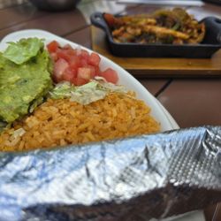 Tony’s Cantina Mexican Grill - Rice and guacamole salad