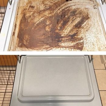 Great Works Pro - Oven cleaned - before/after photos attached. Removed all baked-on grease and grime. - Home Cleaning Near Me Great Works Pro - Oven cleaned - before/after photos attached. Removed all baked-on grease and grime. - Home Cleaning Near Me