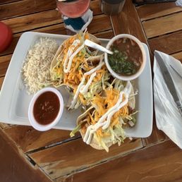 Soft beef tacos