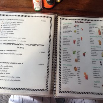 El Camello Jr. - Menu page 7-8 - Mexican Near Me - Tulum, ROO