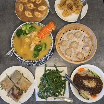 Prince Dumpling - the spread! - Dim Sum Near Me - Rosemead, California