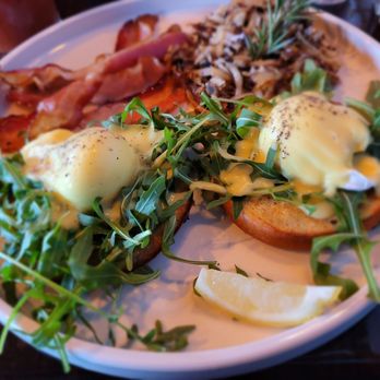 Cob & Cork - Brioche Benedict. - Breakfast & Brunch Near Me - Bow, Washington Cob & Cork - Brioche Benedict. - Breakfast & Brunch Near Me - Bow, Washington