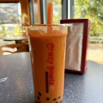 Crazy Bowlz - Thai tea with tapioca - Mexican Near Me - Kingston, New York