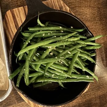 Whiskey & Smoke - Green beans a la carte side - Whiskey Bars Near Me - Flower Mound, Texas